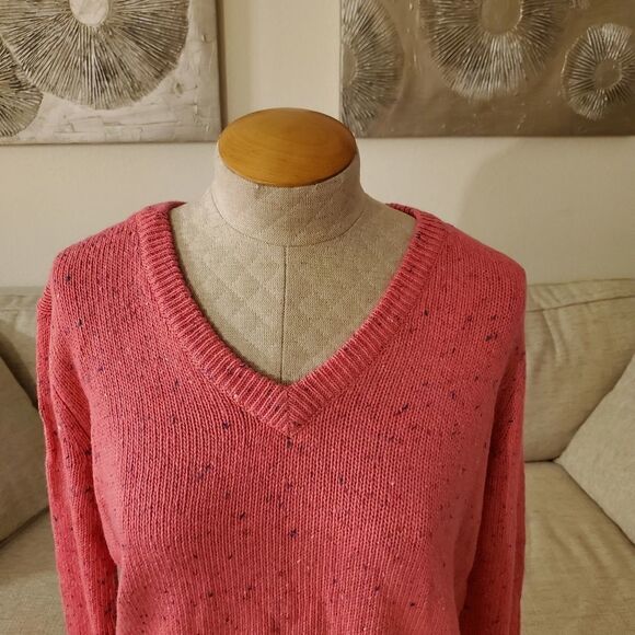 Court & Rowe Nep Flecked V-Neck Sweater - Picture 3 of 11